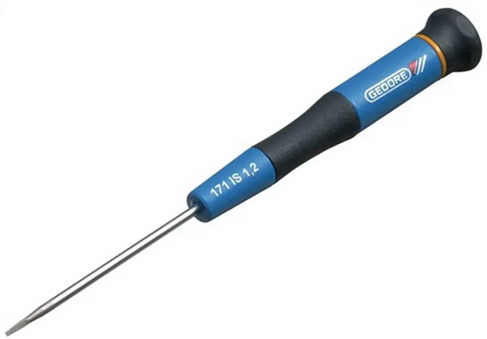 Gedore 171 IS 1,2 šroubovák pro šrouby Microstix Šířka čepele: 1.2 mm Délka dříku: 60 mm