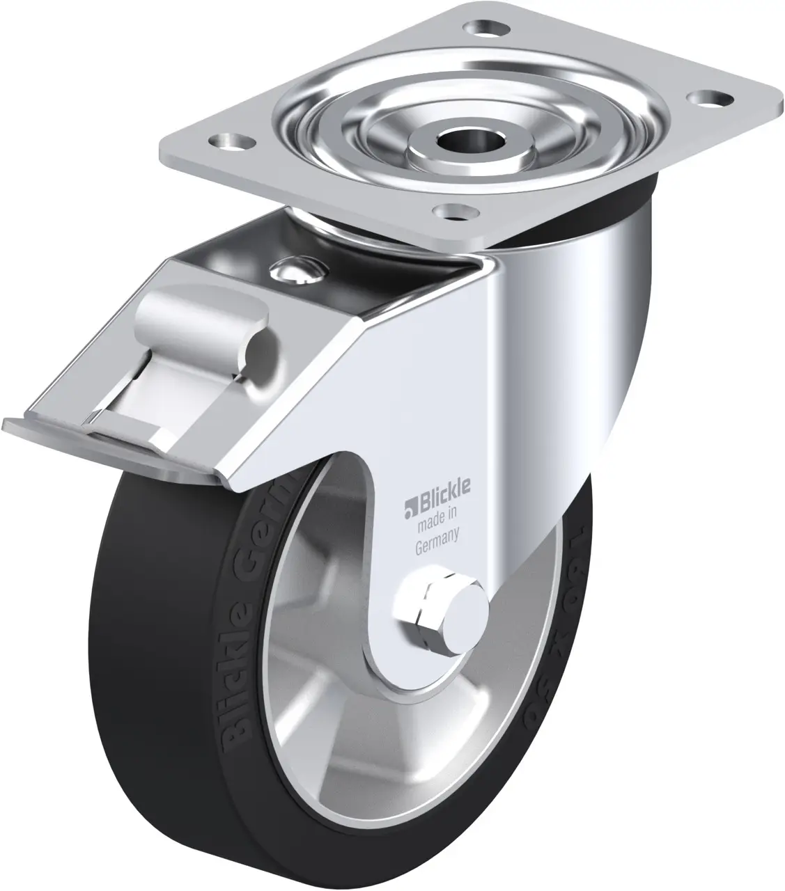 Blickle 292987 L-ALEV 160K-FI Otočné kolečko s brzdou Ø kola: 160 mm nosnost (max.): 400 kg 1 ks Blickle 292987 L-ALEV 160K-FI Otočné kolečko s brzdou Ø kola: 160 mm nosnost (max.): 400 kg 1 ks