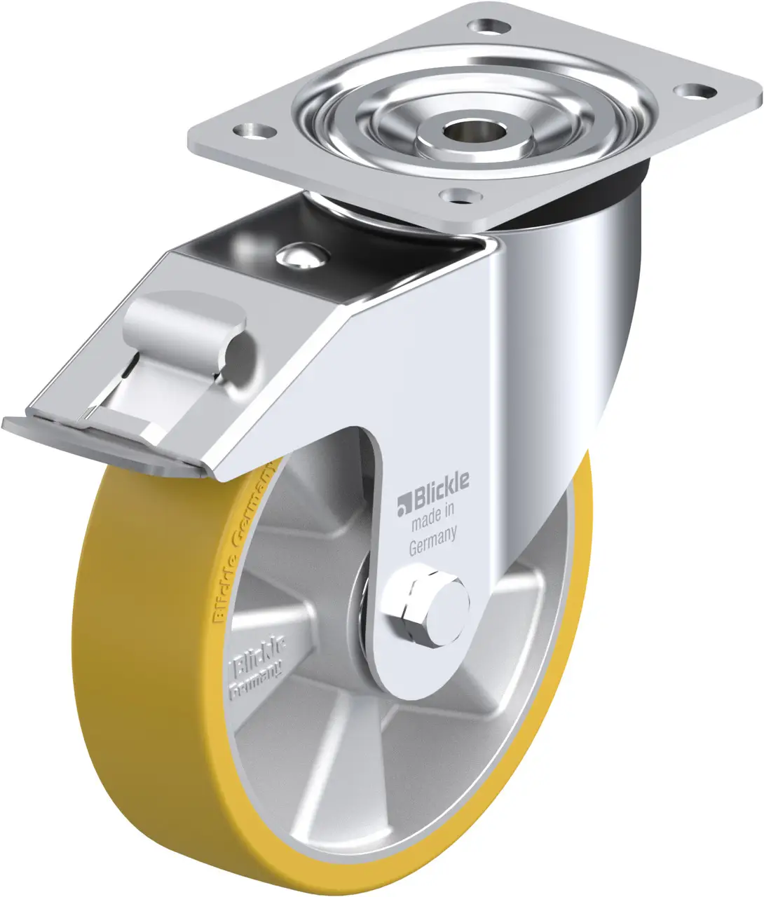 Blickle 282418 L-ALTH 180K-FI Otočné kolečko s brzdou Ø kola: 180 mm nosnost (max.): 400 kg 1 ks Blickle 282418 L-ALTH 180K-FI Otočné kolečko s brzdou Ø kola: 180 mm nosnost (max.): 400 kg 1 ks