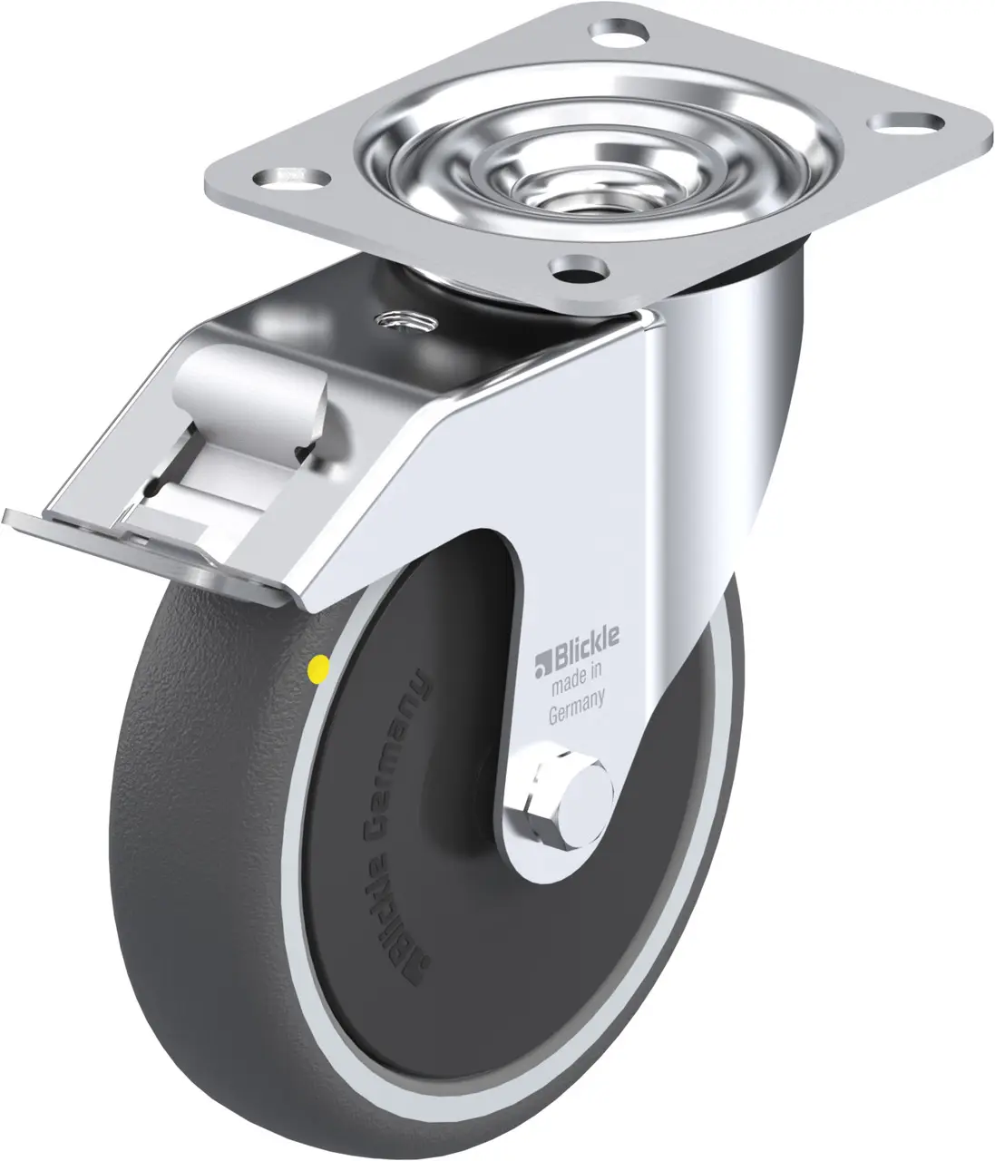 Blickle 852152 LE-PATH 125KF-FI-ELS Otočné kolečko s brzdou Ø kola: 125 mm nosnost (max.): 150 kg 1 ks Blickle 852152 LE-PATH 125KF-FI-ELS Otočné kolečko s brzdou Ø kola: 125 mm nosnost (max.): 150 kg 1 ks