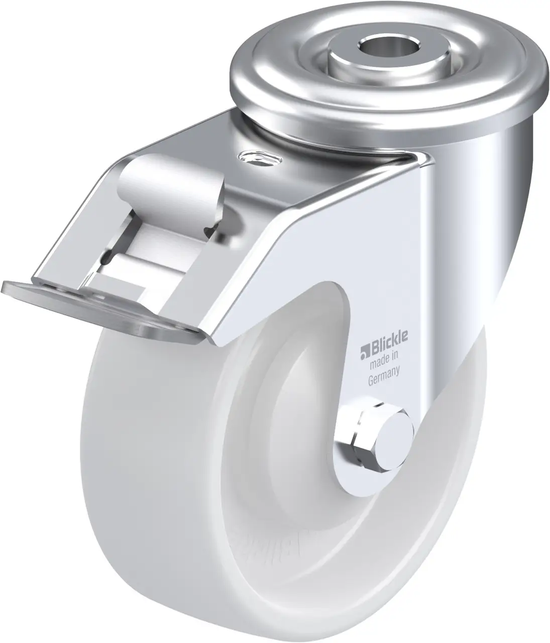Blickle 585554 LER-PO 100KA-FI Otočné kolečko s brzdou Ø kola: 100 mm nosnost (max.): 150 kg 1 ks Blickle 585554 LER-PO 100KA-FI Otočné kolečko s brzdou Ø kola: 100 mm nosnost (max.): 150 kg 1 ks