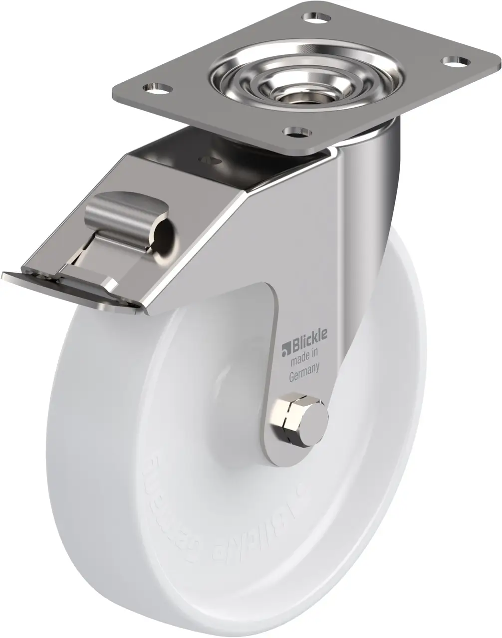 Blickle 583369 LEX-PO 200XR-FI Otočné kolečko s brzdou Ø kola: 200 mm nosnost (max.): 300 kg 1 ks