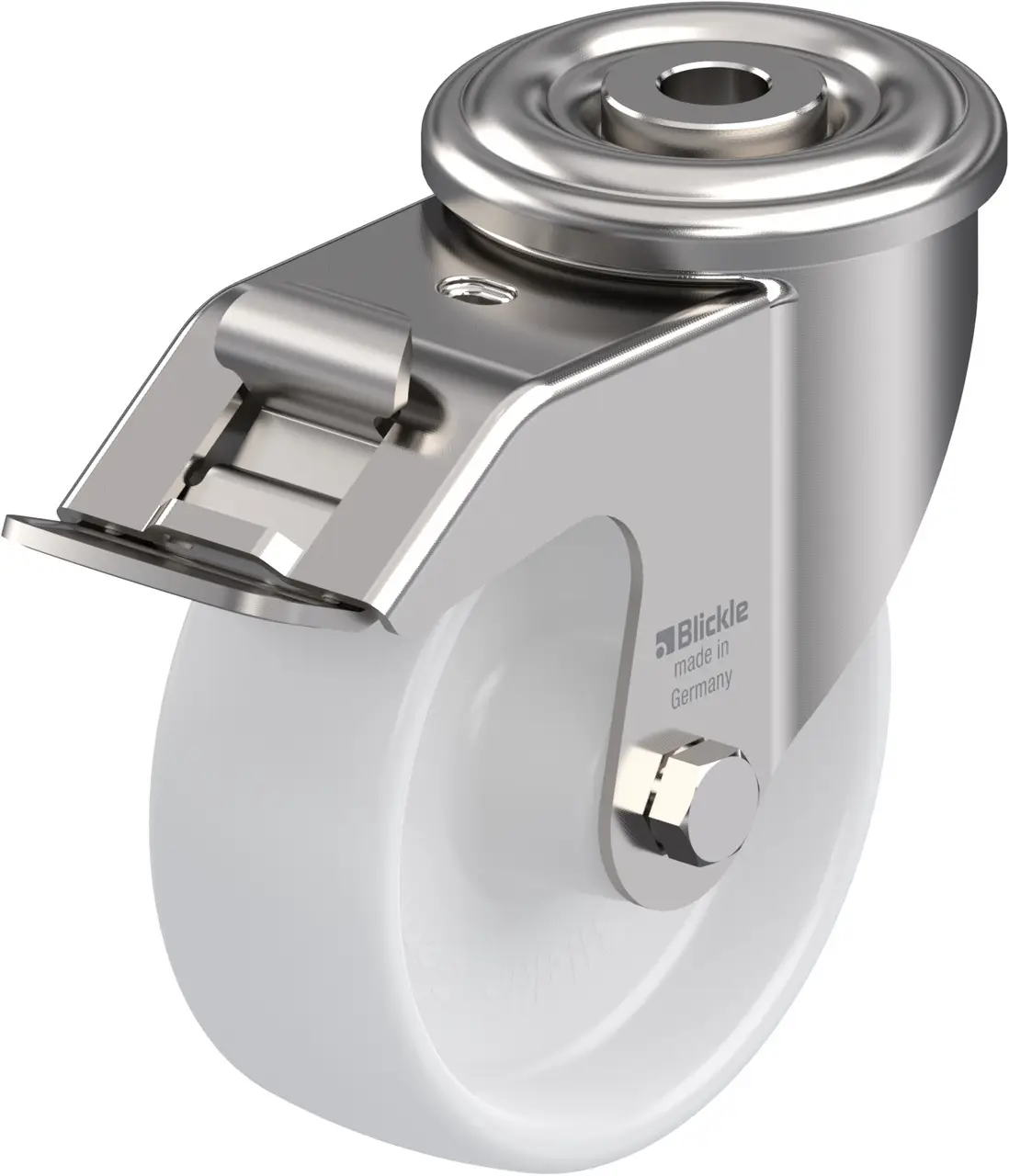 Blickle 484931 LEXR-PO 100G-FI Otočné kolečko s brzdou Ø kola: 100 mm nosnost (max.): 150 kg 1 ks