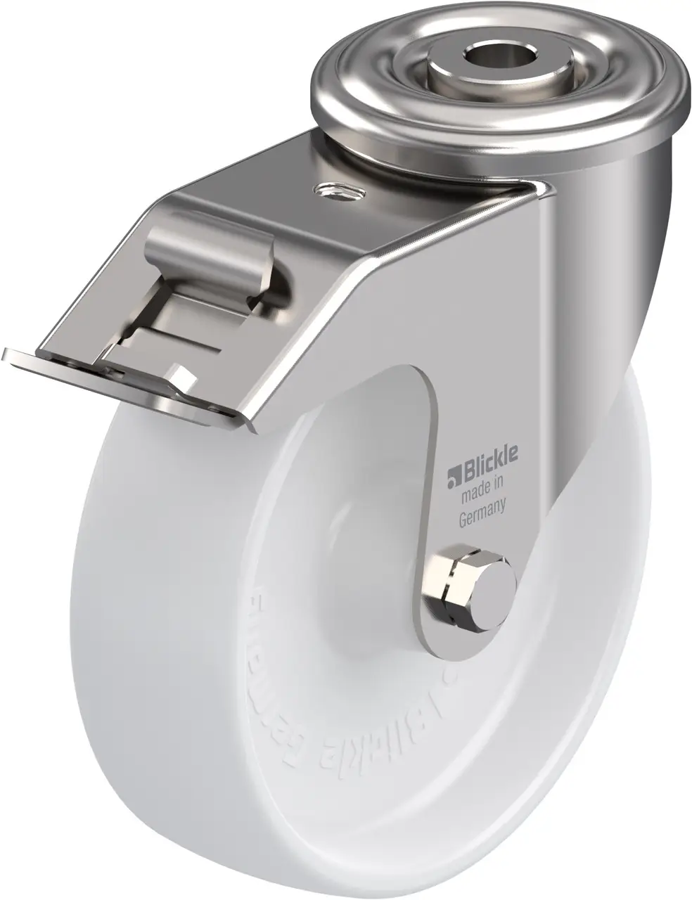Blickle 464313 LEXR-PO 125G-FI Otočné kolečko s brzdou Ø kola: 125 mm nosnost (max.): 150 kg 1 ks
