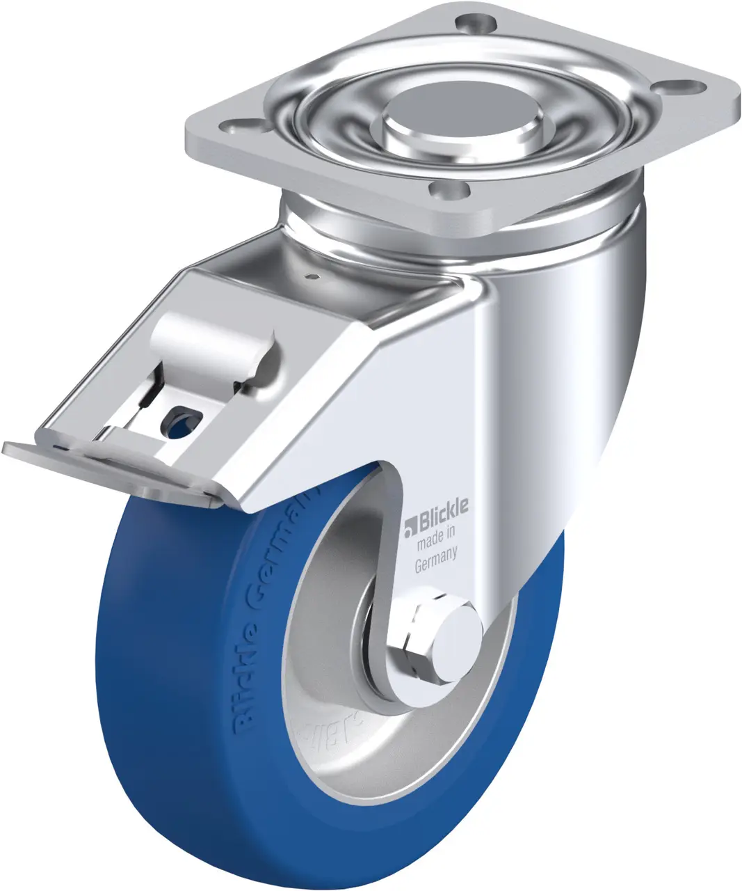 Blickle 743722 LH-ALBS 125K-1-FI Otočné kolečko s brzdou Ø kola: 125 mm nosnost (max.): 370 kg 1 ks