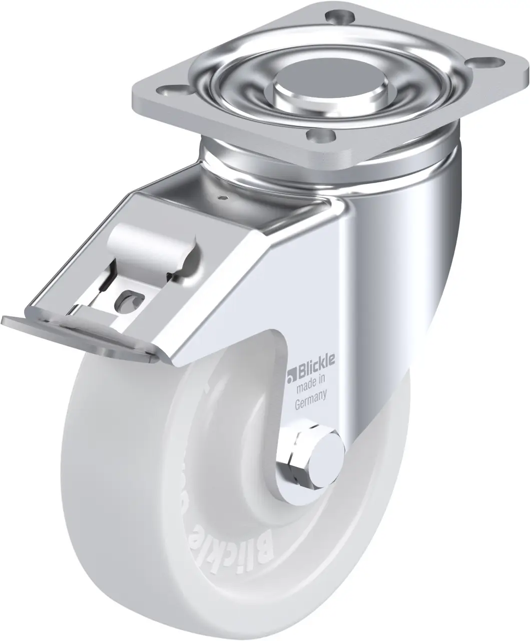 Blickle 603092 LH-SPO 125G-1-FI Otočné kolečko s brzdou Ø kola: 125 mm nosnost (max.): 700 kg 1 ks Blickle 603092 LH-SPO 125G-1-FI Otočné kolečko s brzdou Ø kola: 125 mm nosnost (max.): 700 kg 1 ks