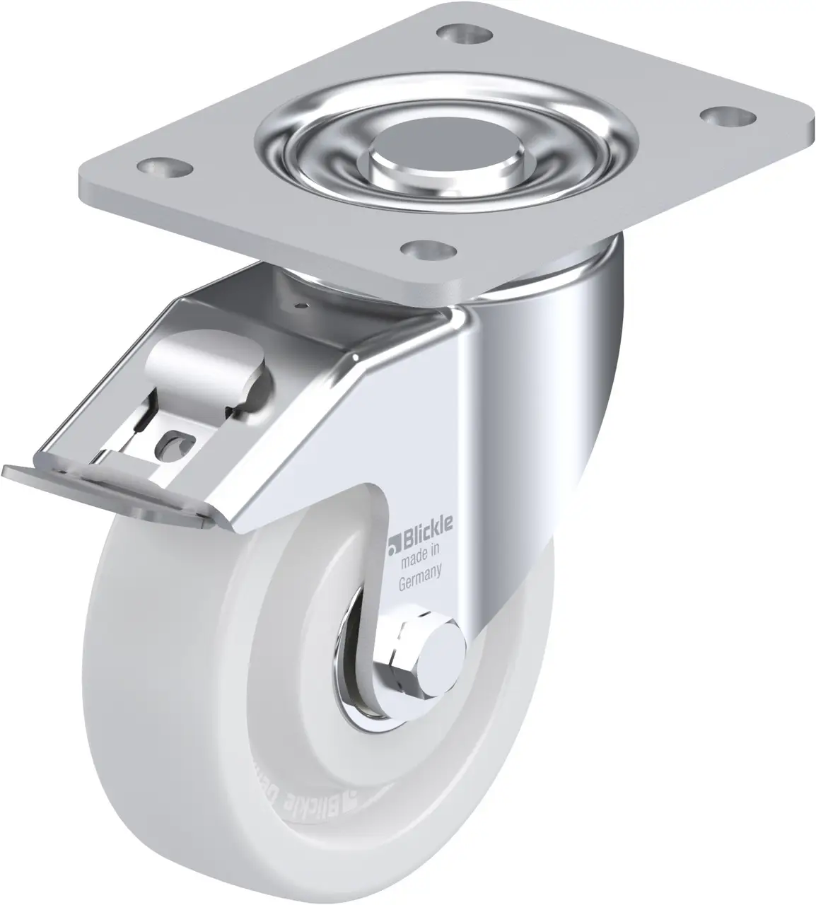 Blickle 606285 LH-SPO 125K-3-FI Otočné kolečko s brzdou Ø kola: 125 mm nosnost (max.): 700 kg 1 ks Blickle 606285 LH-SPO 125K-3-FI Otočné kolečko s brzdou Ø kola: 125 mm nosnost (max.): 700 kg 1 ks