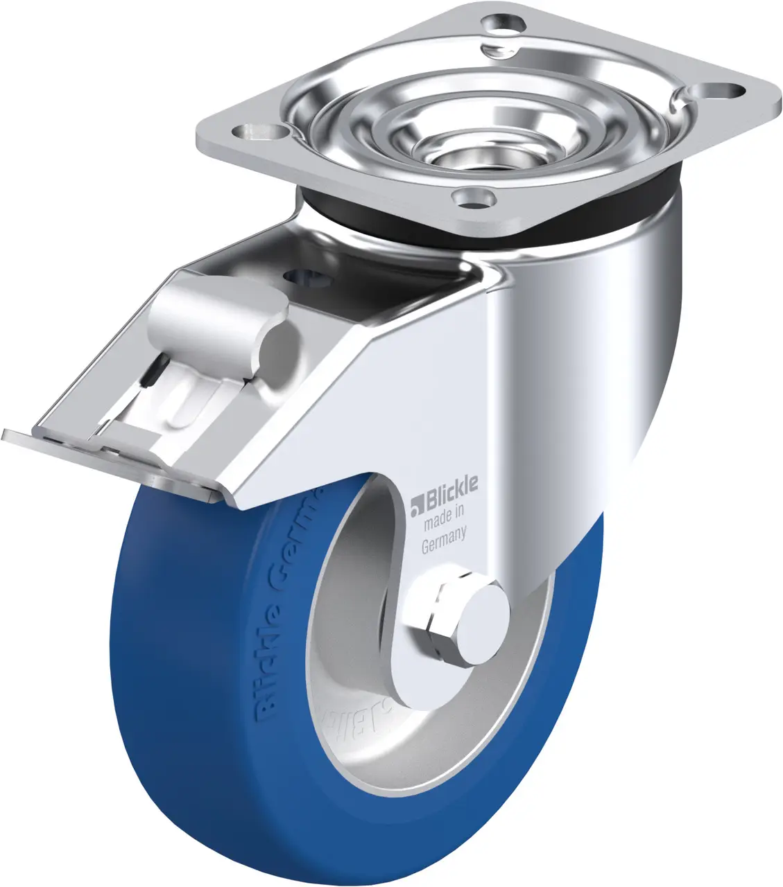 Blickle 742706 LK-ALBS 125K-1-FI Otočné kolečko s brzdou Ø kola: 125 mm nosnost (max.): 350 kg 1 ks Blickle 742706 LK-ALBS 125K-1-FI Otočné kolečko s brzdou Ø kola: 125 mm nosnost (max.): 350 kg 1 ks