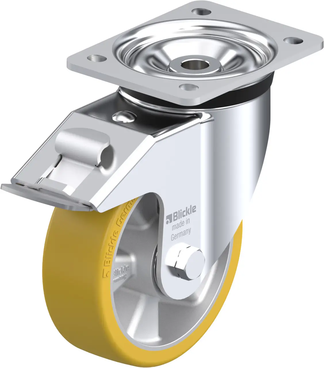 Blickle 617829 LK-ALTH 150K-FI Otočné kolečko s brzdou Ø kola: 150 mm nosnost (max.): 600 kg 1 ks Blickle 617829 LK-ALTH 150K-FI Otočné kolečko s brzdou Ø kola: 150 mm nosnost (max.): 600 kg 1 ks