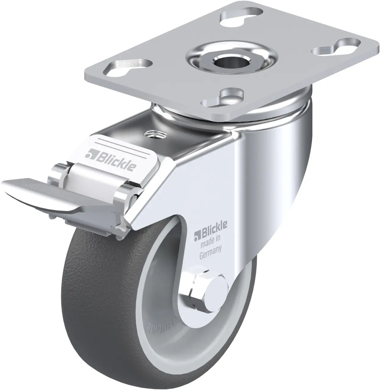 Blickle 275537 LKPA-PATH 80G-FI Otočné kolečko s brzdou Ø kola: 80 mm nosnost (max.): 120 kg 1 ks Blickle 275537 LKPA-PATH 80G-FI Otočné kolečko s brzdou Ø kola: 80 mm nosnost (max.): 120 kg 1 ks