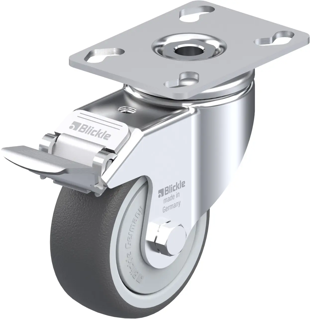 Blickle 755344 LKPA-PATH 80KF-FI Otočné kolečko s brzdou Ø kola: 80 mm nosnost (max.): 120 kg 1 ks Blickle 755344 LKPA-PATH 80KF-FI Otočné kolečko s brzdou Ø kola: 80 mm nosnost (max.): 120 kg 1 ks