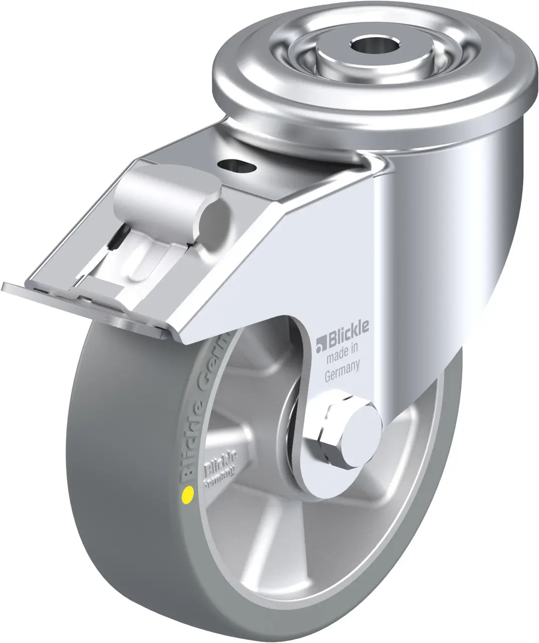 Blickle 733683 LKR-ALTH 125K-FI-AS Otočné kolečko s brzdou Ø kola: 125 mm nosnost (max.): 350 kg 1 ks Blickle 733683 LKR-ALTH 125K-FI-AS Otočné kolečko s brzdou Ø kola: 125 mm nosnost (max.): 350 kg 1 ks