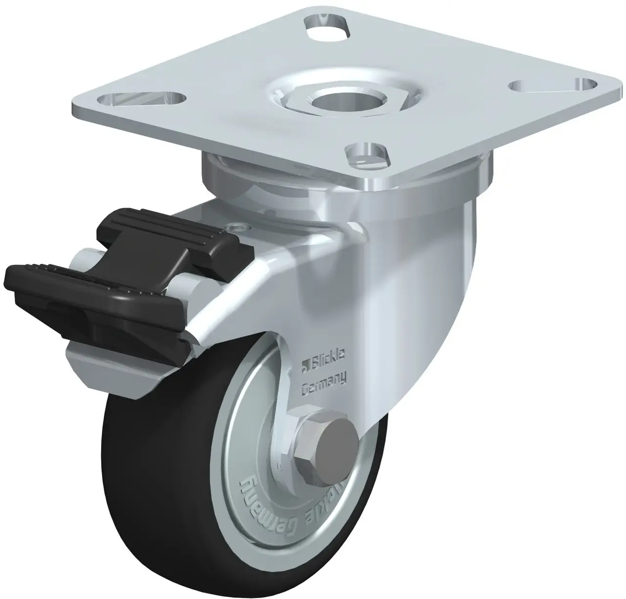 Blickle 757087 LPA-PATH 50KF-FI Otočné kolečko s brzdou Ø kola: 50 mm nosnost (max.): 75 kg 1 ks Blickle 757087 LPA-PATH 50KF-FI Otočné kolečko s brzdou Ø kola: 50 mm nosnost (max.): 75 kg 1 ks