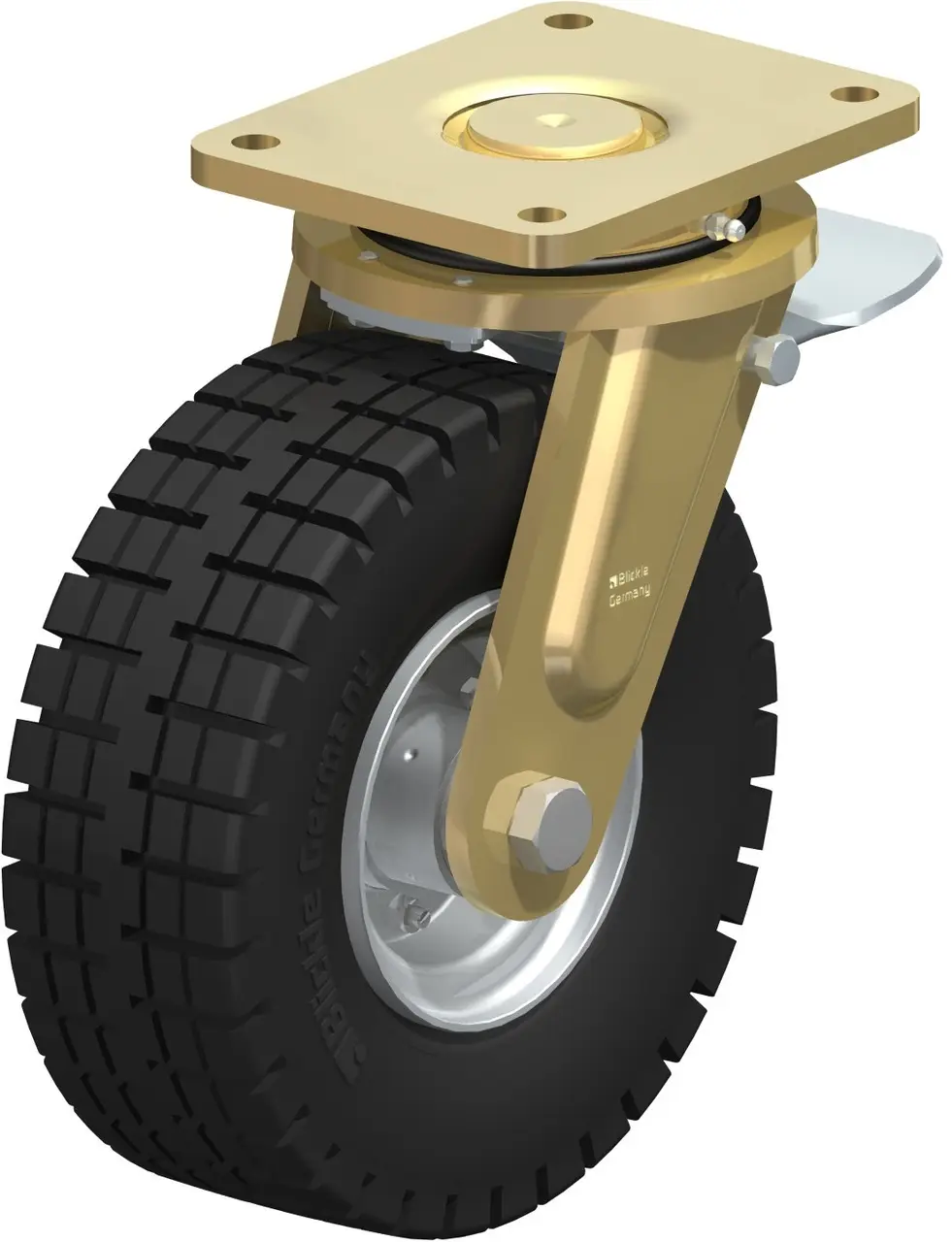 Blickle 297523 LS-VLE 255K-ST Otočné kolečko s brzdou Ø kola: 250 mm nosnost (max.): 450 kg 1 ks Blickle 297523 LS-VLE 255K-ST Otočné kolečko s brzdou Ø kola: 250 mm nosnost (max.): 450 kg 1 ks