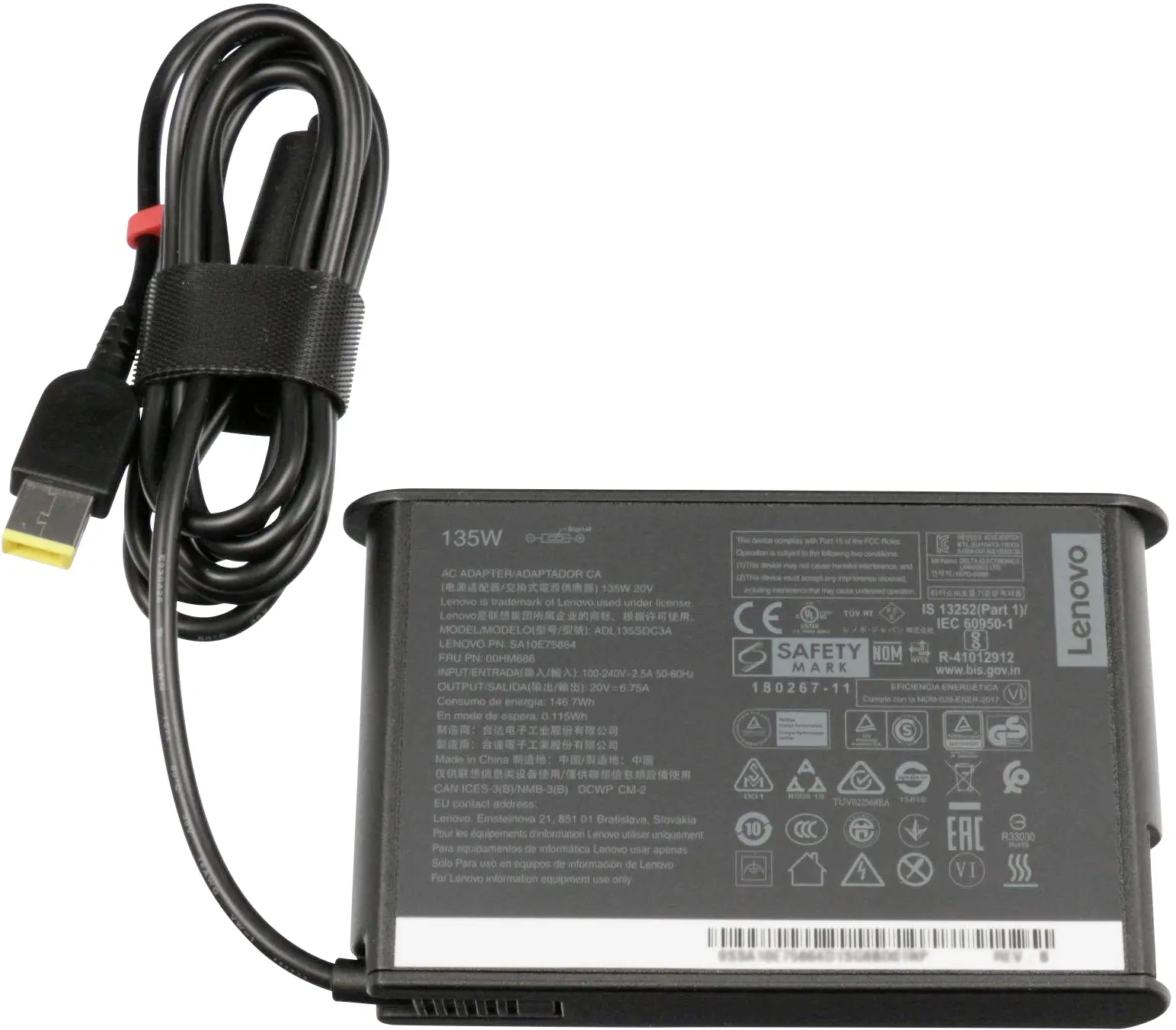 Lenovo 00HM686, 00HM688, SA10E75864 napájecí adaptér k notebooku 135 W 20 V 6.75 A