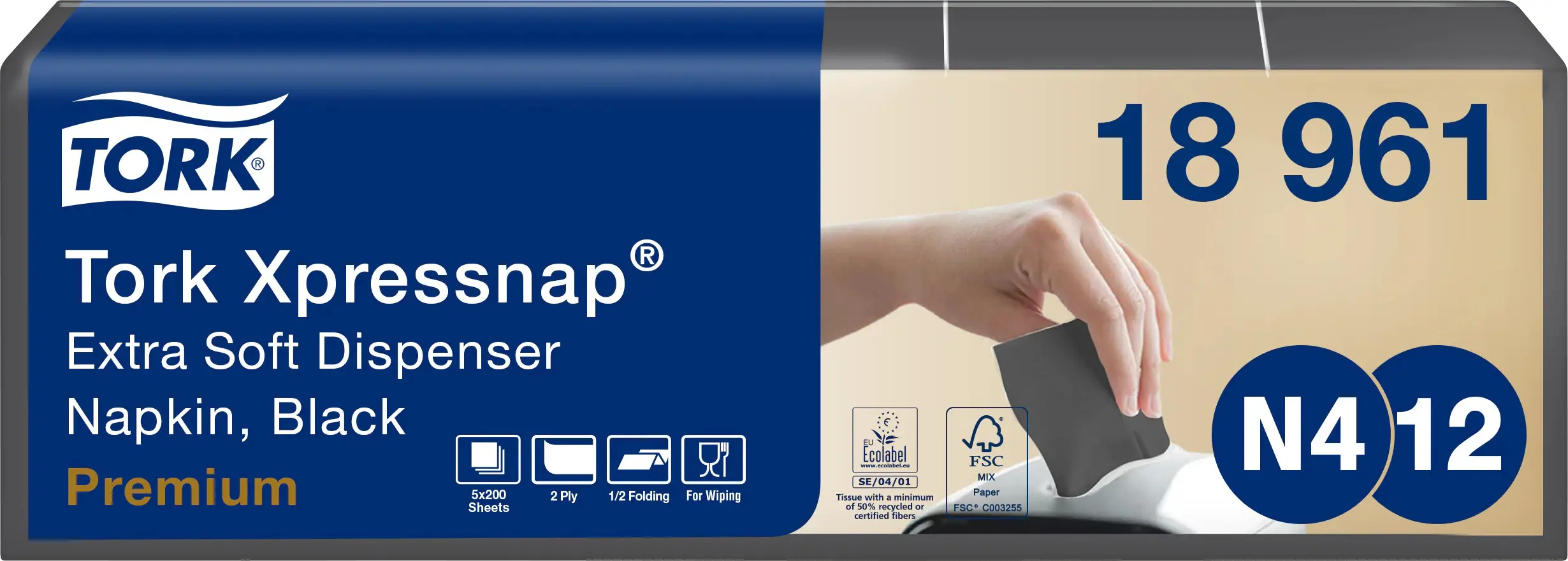 TORK Xpressnap® papírový ubrousek 18961 8 ks TORK Xpressnap® papírový ubrousek 18961 8 ks