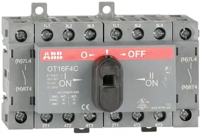 černá 4pólový 16 A ABB 1SCA104831R1001 černá 4pólový 16 A ABB 1SCA104831R1001