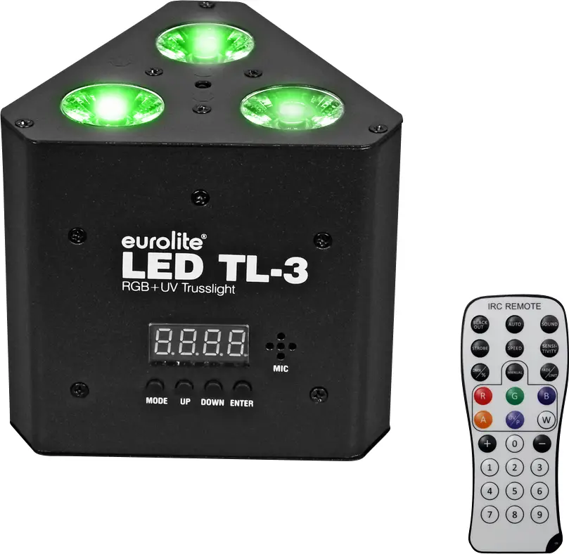 Eurolite 51915445 TL-3 RGB+UV Trusslight LED efektový reflektor Počet LED:3 7 W