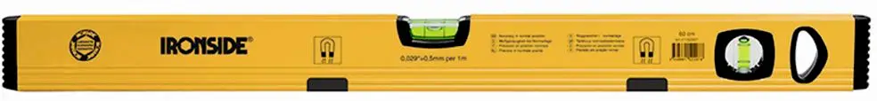 IRONSIDE 100244 vodováha z lehkého kovu s magnetem 100 cm 0.5 mm/m