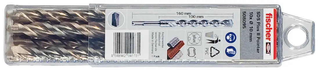 Fischer 531861 příklepový vrták 6 mm Celková délka 160 mm SDS plus 1 ks