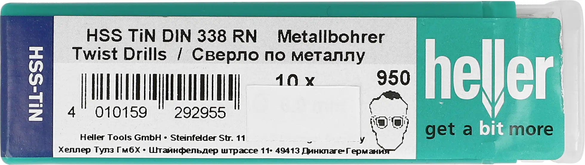 Heller 29286 3 kovový spirálový vrták 1 ks 3.2 mm Celková délka 65 mm Potaženo titanem DIN 338 10 ks Heller 29286 3 kovový spirálový vrták 1 ks 3.2 mm Celková délka 65 mm Potaženo titanem DIN 338 10 ks
