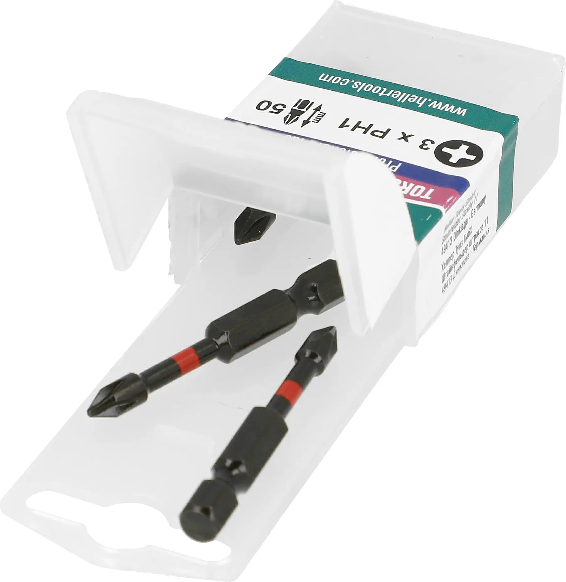 Heller Torsion Impact Bits 30548 sada bitů, 3dílná Heller Torsion Impact Bits 30548 sada bitů, 3dílná