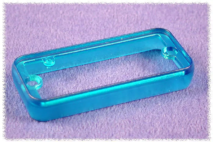 Hammond Electronics 1455NBTBU 1455NBTBU Rámy (d x š x v) 8 x 103 x 53 mm ABS modrá (transparentní) 2 ks Hammond Electronics 1455NBTBU 1455NBTBU Rámy (d x š x v) 8 x 103 x 53 mm ABS modrá (transparentní) 2 ks