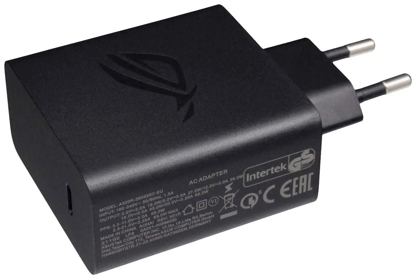 Asus 0A001-00899000, 0A001-00895700, 0A001-00899400 napájecí adaptér k notebooku 65 W 20 V 3.25 A USB Power Delivery (USB-PD)