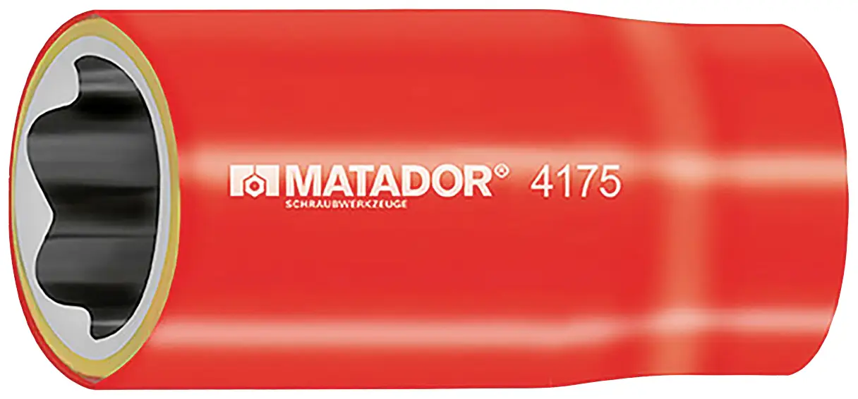 Matador Schraubwerkzeuge VDE 41750180 1/2 (12,5 mm) vložka pro nástrčný klíč izolovaná 18 mm 1/2 1/2 Matador Schraubwerkzeuge VDE 41750180 1/2 (12,5 mm) vložka pro nástrčný klíč izolovaná 18 mm 1/2 1/2