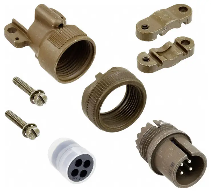 ITT MS3106E14S-2P kulatý konektor DIN, 1 ks ITT MS3106E14S-2P kulatý konektor DIN, 1 ks
