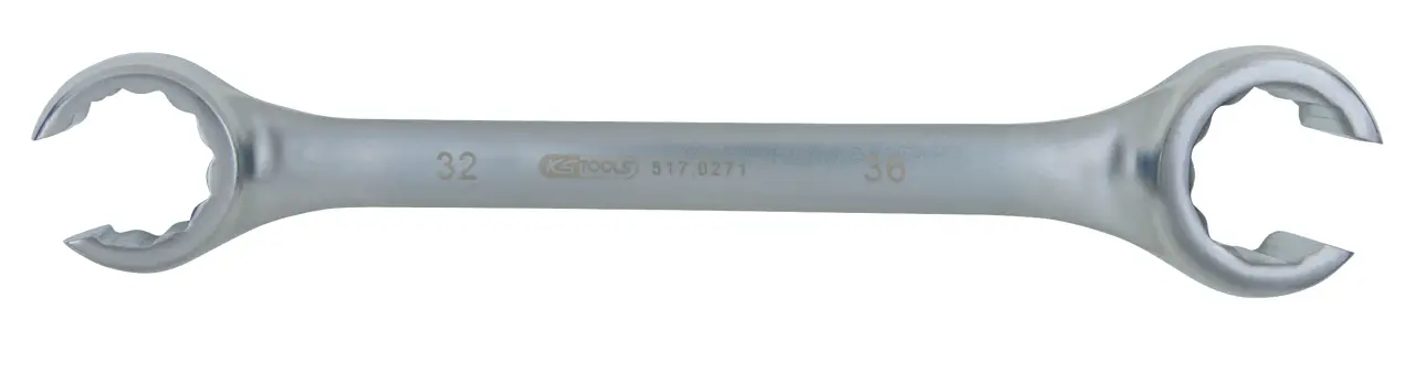 KS Tools 517.0265 Otevřený oboustranný očkový klíč, zahnutý, 19 x 21 mm KS Tools 517.0265 Otevřený oboustranný očkový klíč, zahnutý, 19 x 21 mm