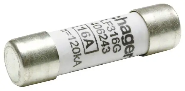 Hager LF316G LF316G trubičková pojistka (Ø x d) 10 mm x 38 mm středně pomalá -mT- Množství 10 ks Piece Hager LF316G LF316G trubičková pojistka (Ø x d) 10 mm x 38 mm středně pomalá -mT- Množství 10 ks Piece