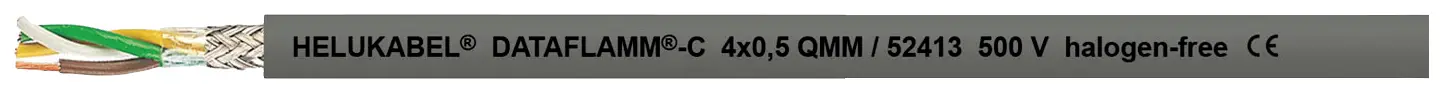 HELU 52371-500 datový kabel 12 x 0.14 mm² šedá 500 m