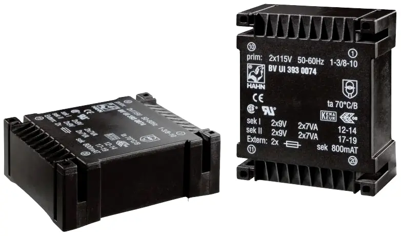 Hahn BV UI 393 0074 transformátor do DPS 2 x 115 V 2 x 9 V/AC 14.0 VA Hahn BV UI 393 0074 transformátor do DPS 2 x 115 V 2 x 9 V/AC 14.0 VA