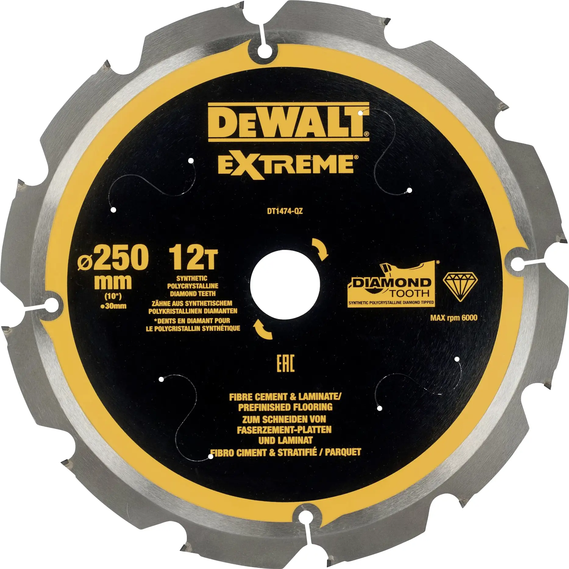 DEWALT DT1474-QZ pilový kotouč 1 ks DEWALT DT1474-QZ pilový kotouč 1 ks