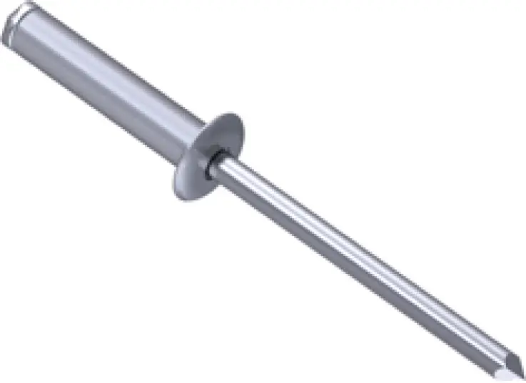 Gesipa 1455157 slepý nýt (Ø x d) 3 mm x 10 mm nerezová ocel nerezová ocel nerezová ocel Blindniet A2/A2 3x10mm Standard KS 5,0-6,5mm 500 ks