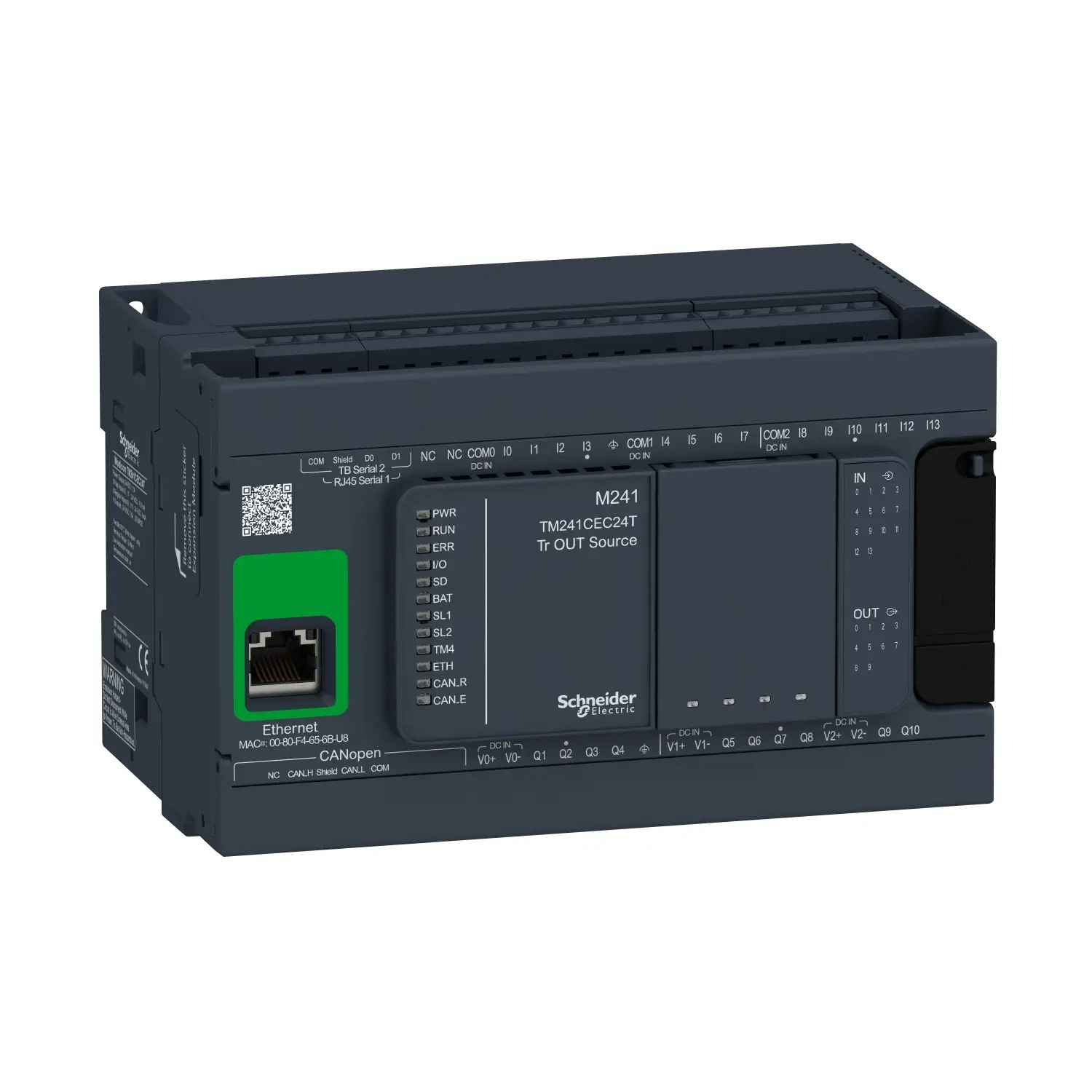 Schneider Electric TM241CEC24T TM241CEC24T rozšiřující modul 24 V/DC Schneider Electric TM241CEC24T TM241CEC24T rozšiřující modul 24 V/DC