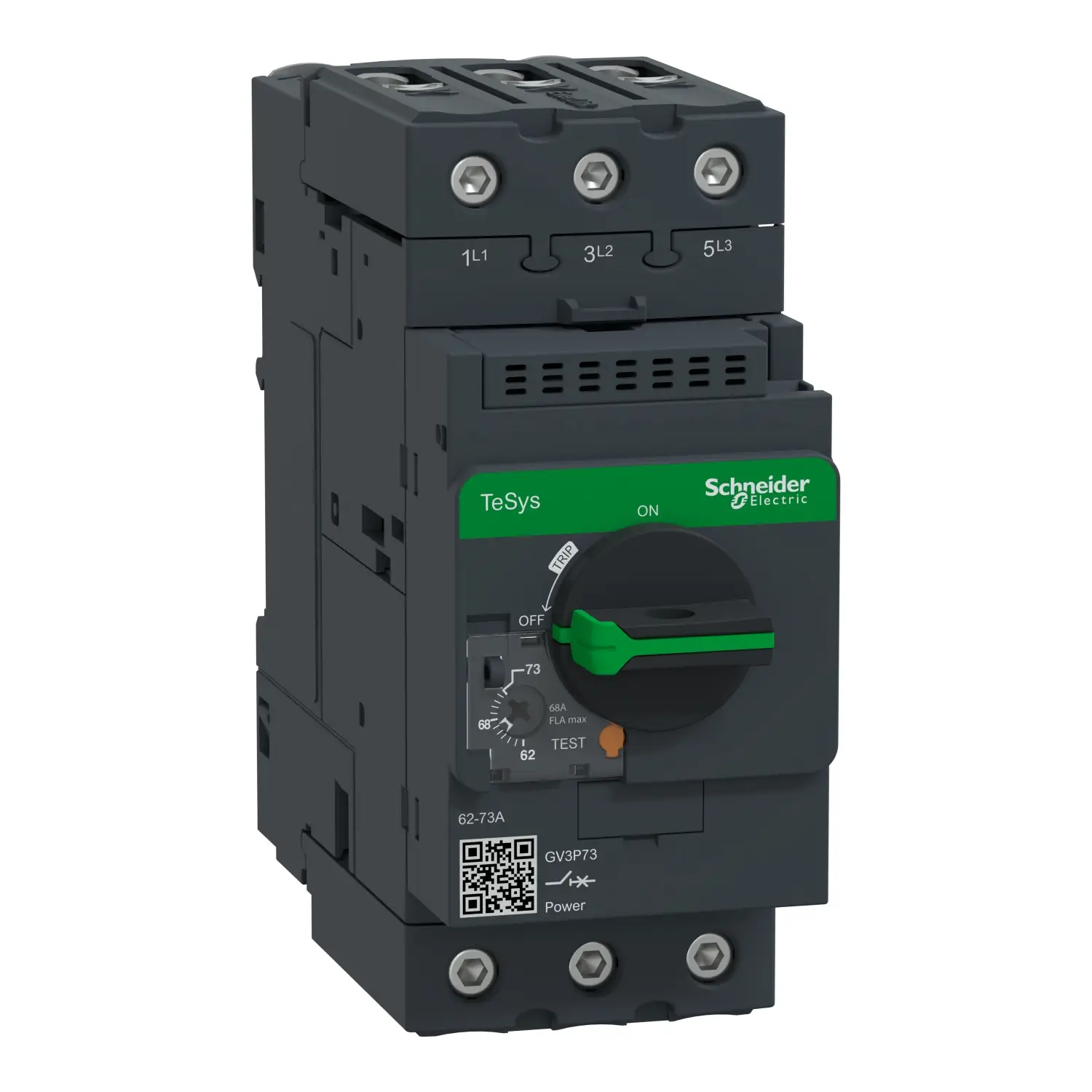 Schneider Electric GV3P73 ochranné relé motoru 1 ks Rozsah nastavení (proud): 62 - 73 A Spínací napětí (max.): 690 V/AC (š x v x h) 55 x 132 x 136 mm Schneider Electric GV3P73 ochranné relé motoru 1 ks Rozsah nastavení (proud): 62 - 73 A Spínací napětí (max.): 690 V/AC (š x v x h) 55 x 132 x 136 mm