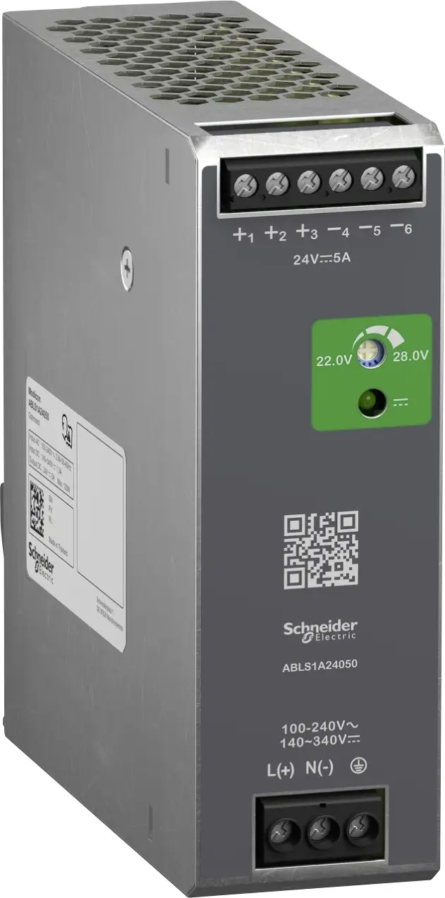 Schneider Electric ABLS1A24050 Taktované napájení, OPTIMUM, 100-240 VAC, 24 v/DC, 5 a, 120 W, 1fázový Příslušenství pro malé rozvodnice 1 ks