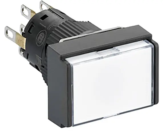 Schneider Electric XB6EDW1B2P Podsvětlené tlačítko, bílá Ø 16, 24 v, 2ÖS osvětlené tlačítko 5 ks