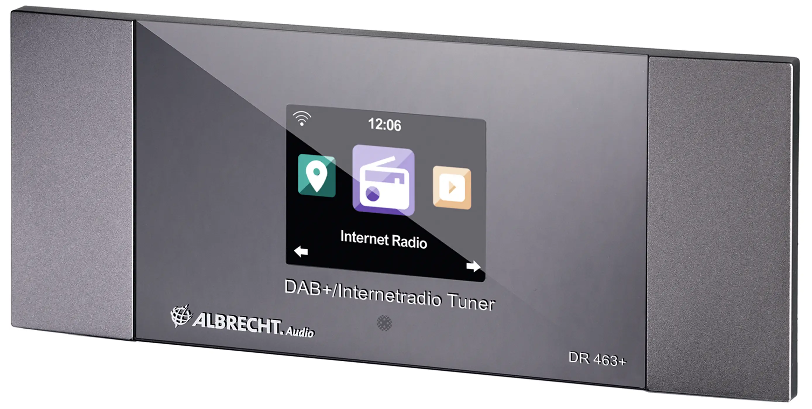 Albrecht DR 463+ 27463 adaptér internetového rádia, DAB+, internet, FM, Wi-Fi, vč. dálkového ovládání, Spotify, antracitová Albrecht DR 463+ 27463 adaptér internetového rádia, DAB+, internet, FM, Wi-Fi, vč. dálkového ovládání, Spotify, antracitová