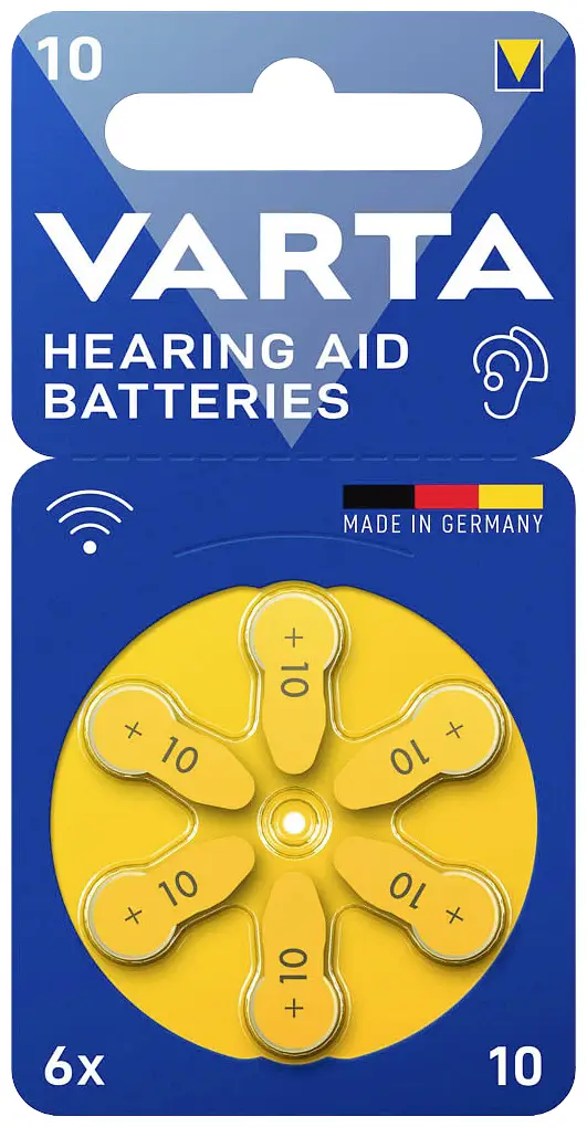 Varta knoflíkový článek ZA 10 1.4 V 6 ks zinko-vzduchová Hearing Aid Batteries 10 Bli 6 Varta knoflíkový článek ZA 10 1.4 V 6 ks zinko-vzduchová Hearing Aid Batteries 10 Bli 6