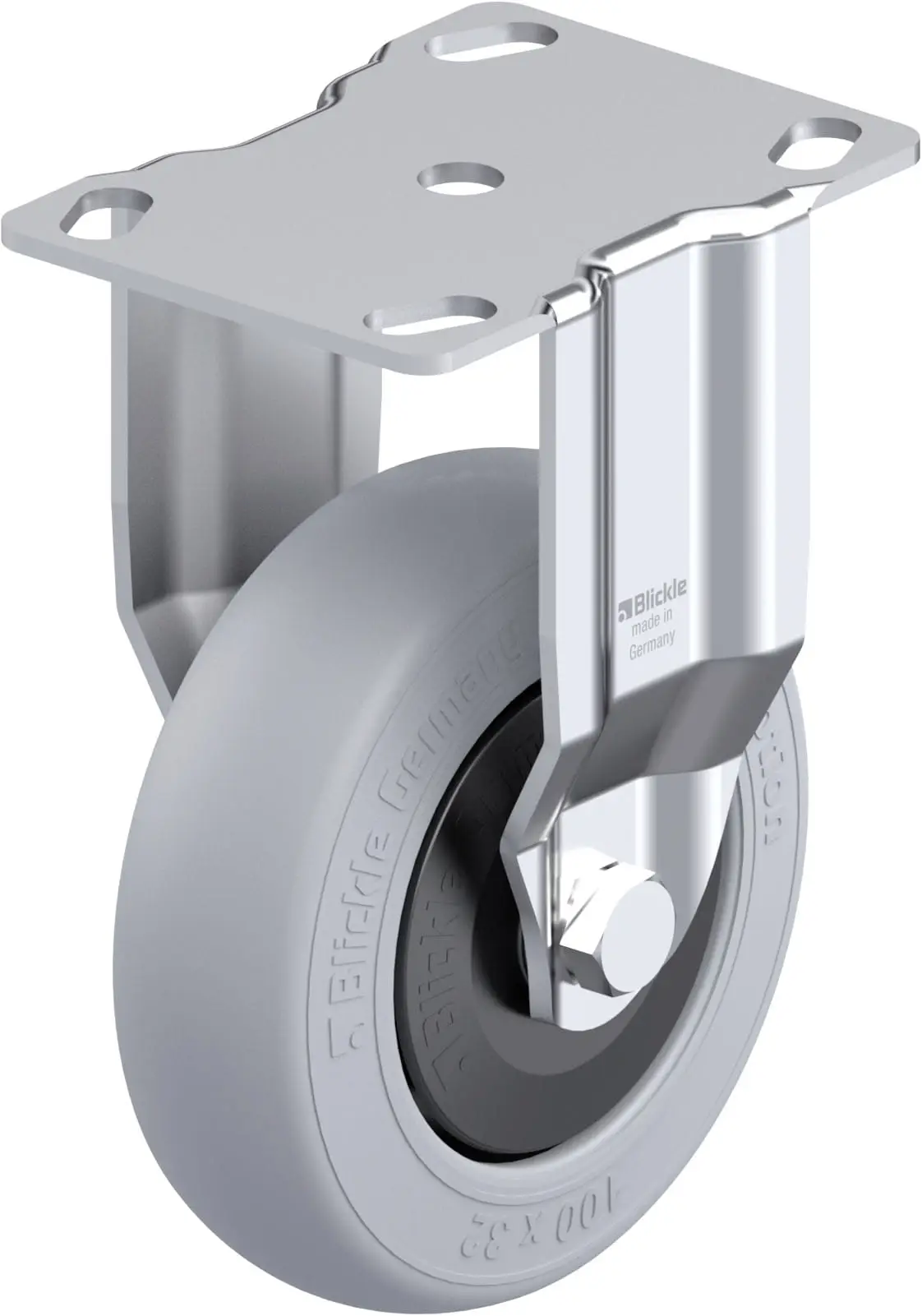 Blickle 921797 BKPA-POES 102KF-SG Pojezdové kolečko přístroje Ø kola: 100 mm nosnost (max.): 120 kg 1 ks