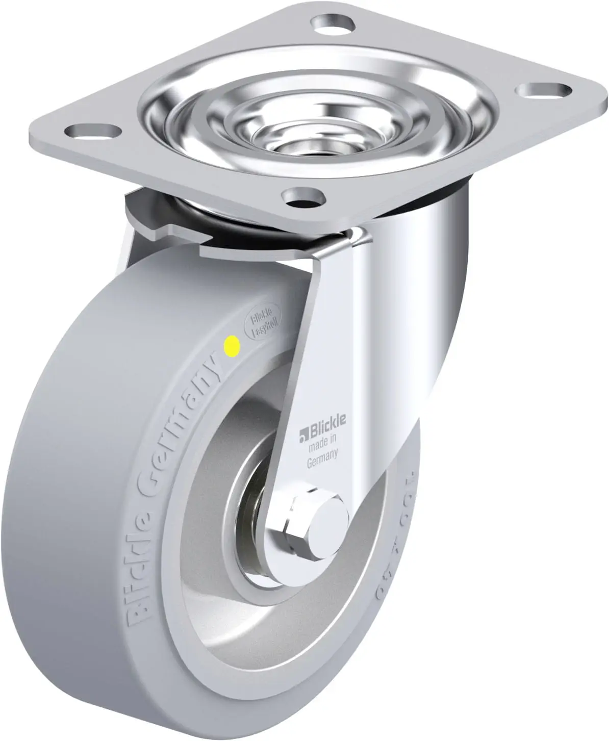Blickle 916356 L-ALEV 100K-SG-AS Otočné pojezdové kolečko z ocelového plechu Ø kola: 100 mm nosnost (max.): 200 kg 1 ks