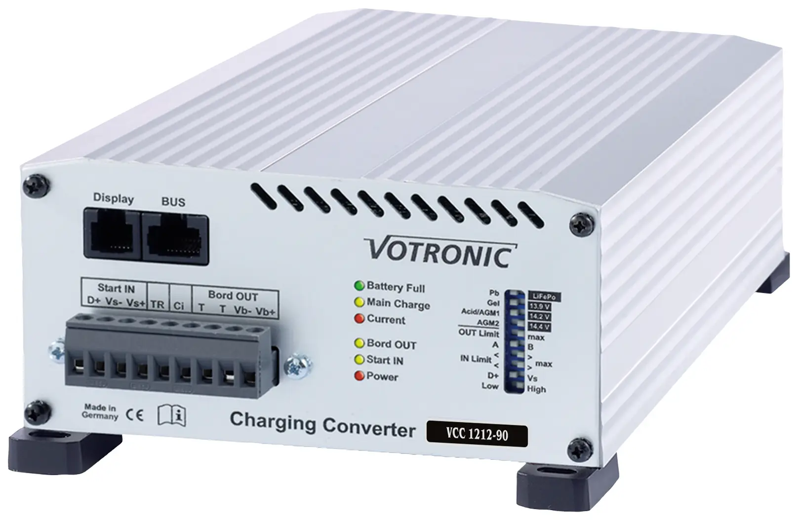 Votronic VCC 1212-90 solární regulátor nabíjení 12 V/AC 90 A Votronic VCC 1212-90 solární regulátor nabíjení 12 V/AC 90 A