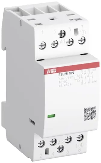 ABB ESB25-04N-01 instalační stykač 4 rozpínací kontakty 220 V, 400 V Low Noise Piece 1 ks ABB ESB25-04N-01 instalační stykač 4 rozpínací kontakty 220 V, 400 V Low Noise Piece 1 ks