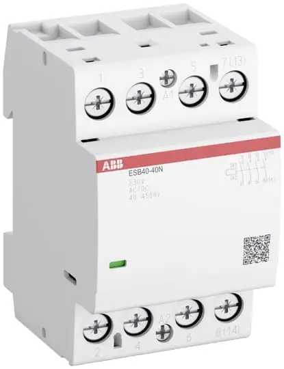 ABB ESB40-40N-01 instalační stykač 4 spínací kontakty 220 V, 400 V Piece 1 ks ABB ESB40-40N-01 instalační stykač 4 spínací kontakty 220 V, 400 V Piece 1 ks