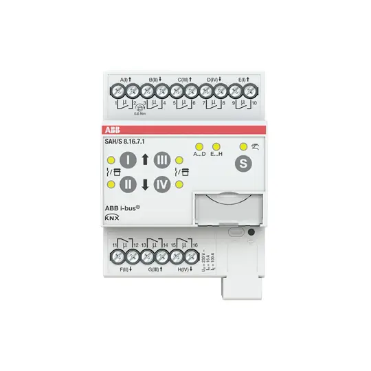 ABB KNX 2CDG110250R0011 Spínač/ovladač žaluzií SAH/S8.16.7.1 ABB KNX 2CDG110250R0011 Spínač/ovladač žaluzií SAH/S8.16.7.1
