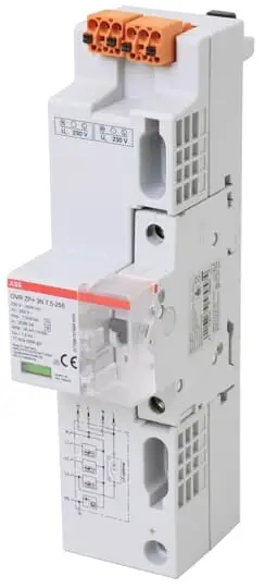 ABB 2CTB815799R3100 OVR ZP+ 3N 12.5-25 kombinovaný chránič proti přepětí Přepětová ochrana pro: sběrnice 40 mm 12.5 kA Piece 1 ks ABB 2CTB815799R3100 OVR ZP+ 3N 12.5-25 kombinovaný chránič proti přepětí Přepětová ochrana pro: sběrnice 40 mm 12.5 kA Piece 1 ks
