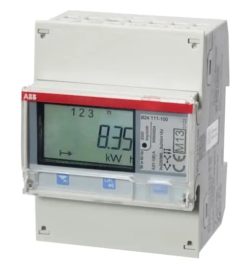 ABB B24 111-100 2CMA100177R1000 Elektroměr digitální 6 A Úředně schválený: Ano 1 ks
